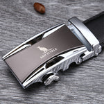 Men's "Crisp Finish" Belts - 100% Genuine Luxury Leather &  Automatic Buckle