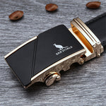 Men's "Crisp Finish" Belts - 100% Genuine Luxury Leather &  Automatic Buckle
