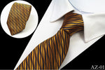Men's "Silk Stripe" Premium Neck Ties - 8cm & 100% Silk
