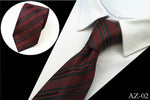 Men's "Silk Stripe" Premium Neck Ties - 8cm & 100% Silk