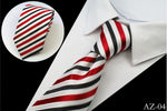 Men's "Silk Stripe" Premium Neck Ties - 8cm & 100% Silk