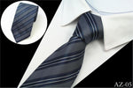 Men's "Silk Stripe" Premium Neck Ties - 8cm & 100% Silk