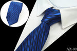 Men's "Silk Stripe" Premium Neck Ties - 8cm & 100% Silk