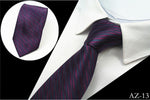 Men's "Silk Stripe" Premium Neck Ties - 8cm & 100% Silk