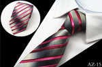 Men's "Silk Stripe" Premium Neck Ties - 8cm & 100% Silk