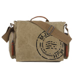 Men's Stylish Messenger Bags - Canvas Shoulder Bag