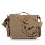 Men's Stylish Messenger Bags - Canvas Shoulder Bag