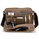 Men's Multifunction Canvas Bag - Lots of Pockets!