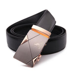 Men's "Presidential" Belt - Automatic Buckle & 100% Genuine Leather
